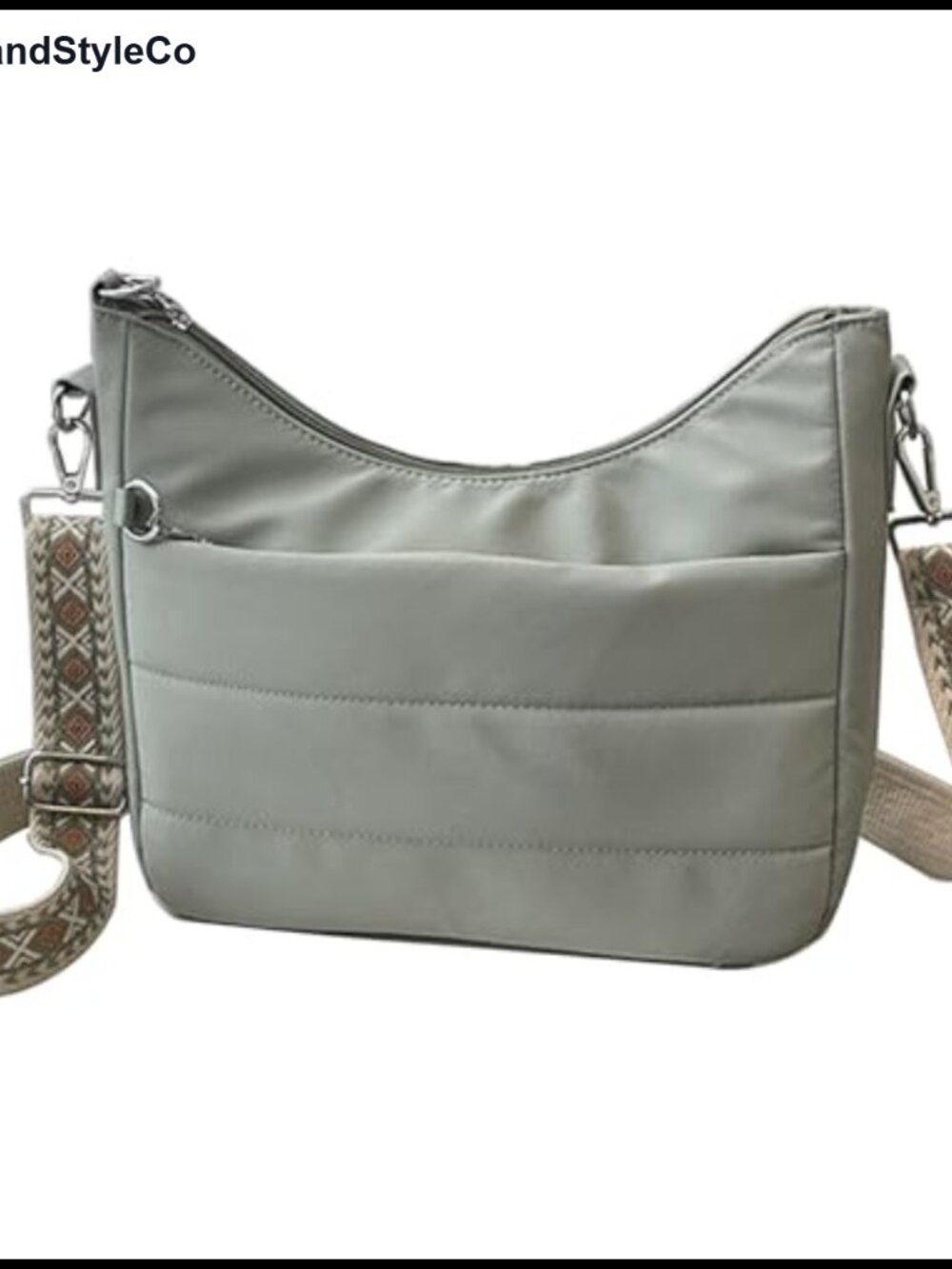 Womens Lightweight Cloth Hobo Crossbody Bag Travel Purse Slouchy Shoulder Bag